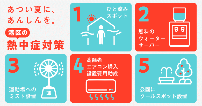 港区の熱中症対策