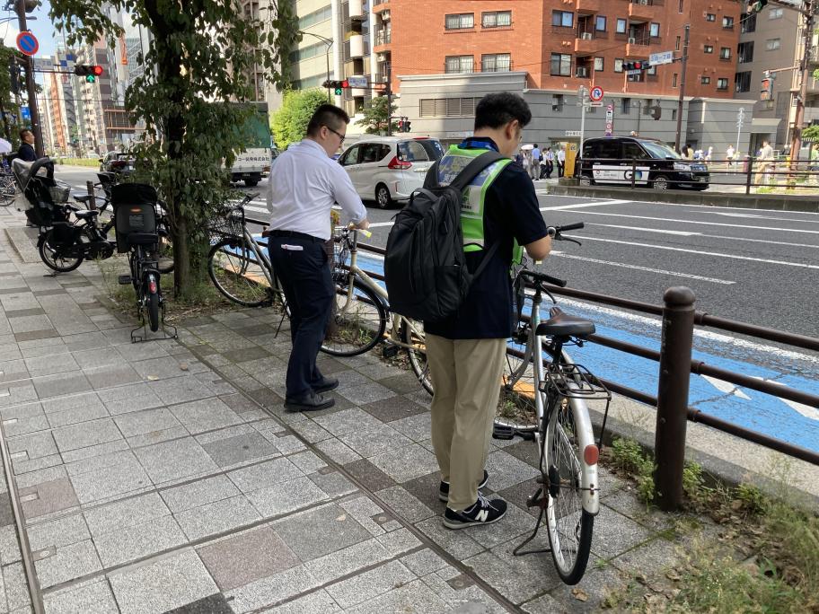 放置自転車写真②