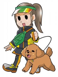 散歩のときはリードをしましょう