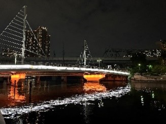 浜路橋のライトアップイメージ