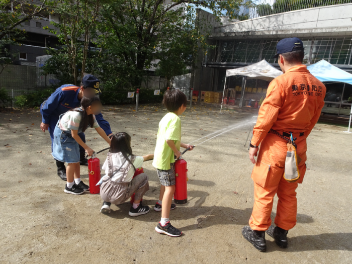 芝浦会場小学校訓練