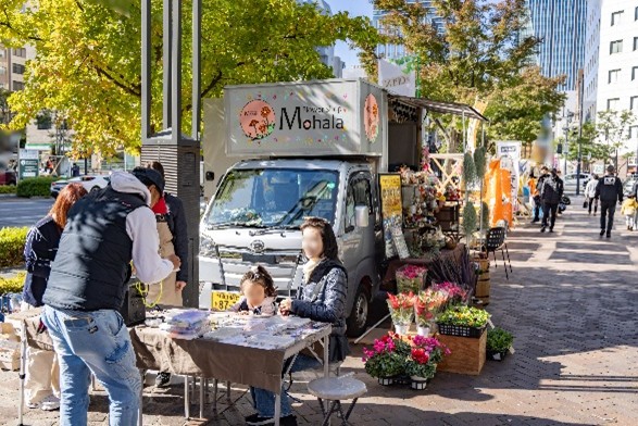 新虎通りでのイベントの様子