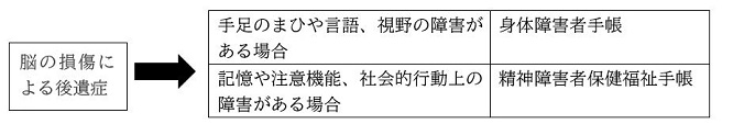 障害者手帳交付の表