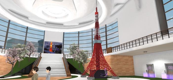 メタバース内の風景