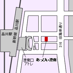 子育てひろば　あっぴぃ港南地図