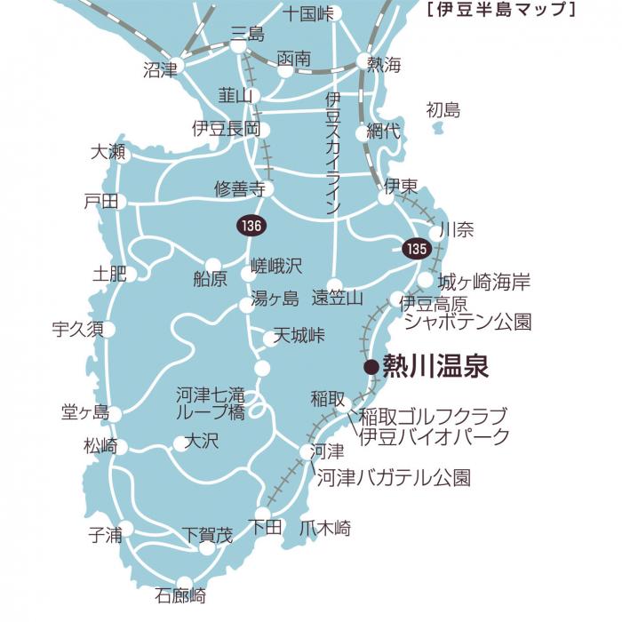 熱川プリンスホテルの地図