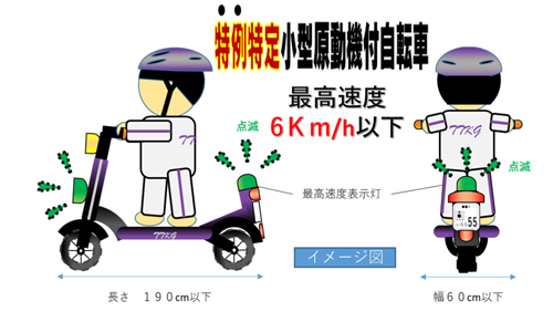 特例特定小型原動機付自転車