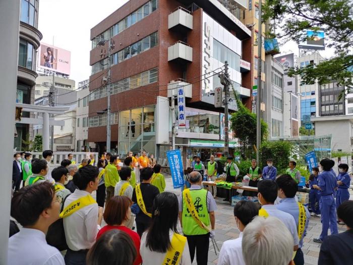 6月表参道キャンペーン開会式の様子