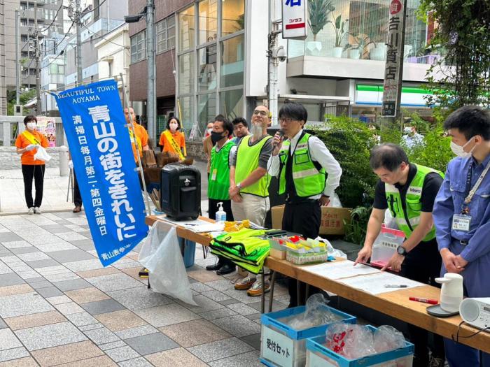 6月表参道キャンペーン受付の様子