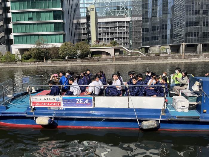 2024港南中防災運河めぐり2