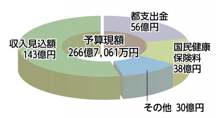 国民健康保険事業会計　歳入
