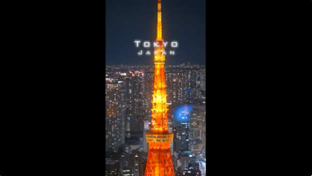 Illuminations and night view spots in Tokyo Minato City