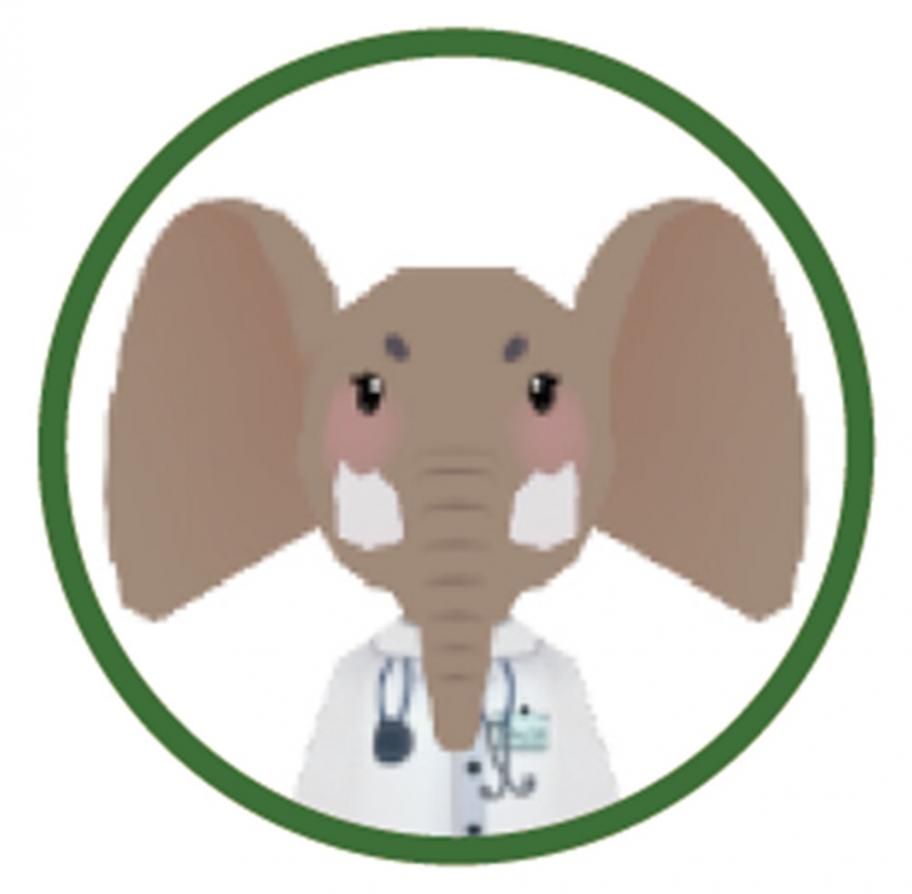 スタッフアバター（ゾウ）