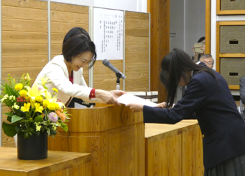 20251111令和６年度表彰式の様子