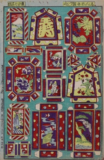 作者不詳「しん形香箱づくし」明治30(1897)年.