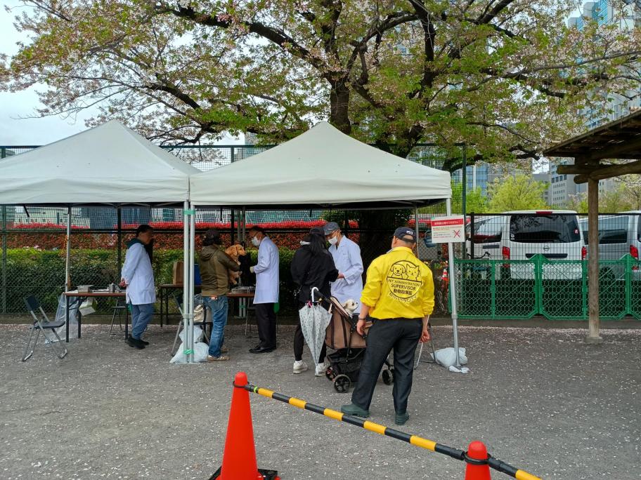 集合注射ドッグラン