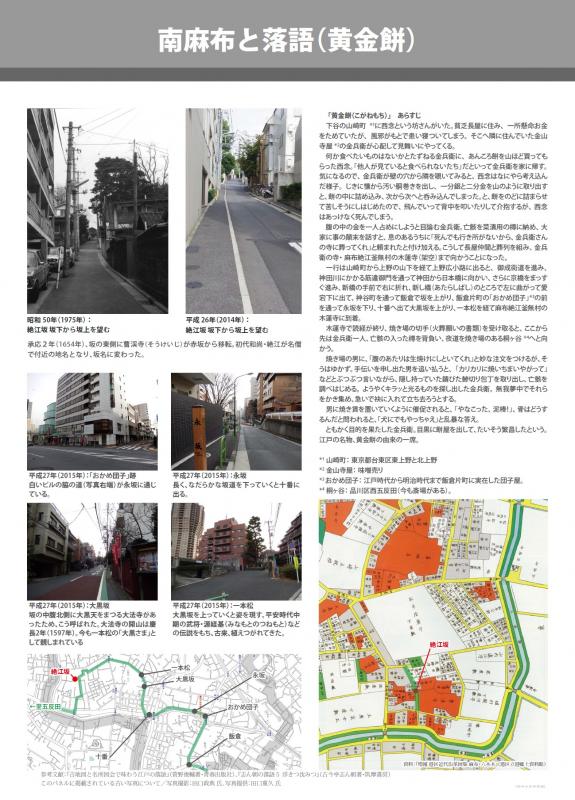 南麻布と落語（黄金餅）