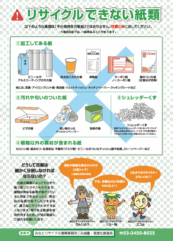 その他再生紙可能紙リサイクルちらし裏面