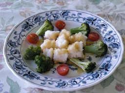 写真：鶏肉のさっぱり蒸し