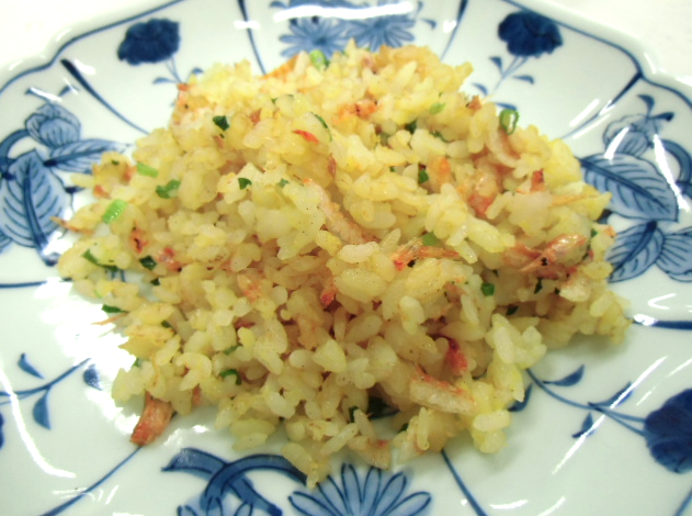 さくらえびと卵のチャーハン