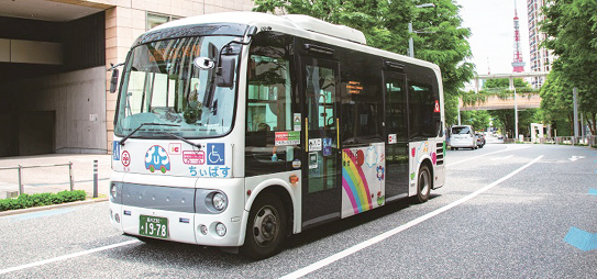 Chii Bus and Odaiba Rainbow Bus
