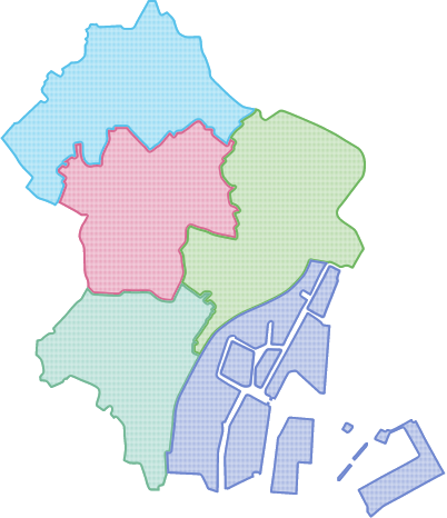 港区の地区