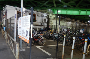 新橋駅第2 暫定 自転車 駐 車場