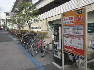 芝浦ふ頭駅前暫定自転車駐車場