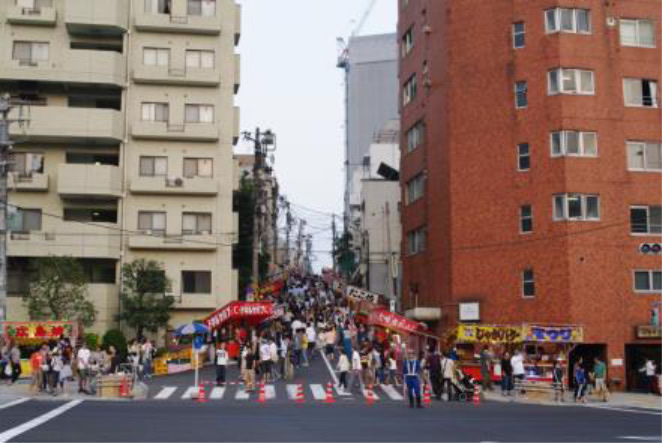 清正公祭り・遠景